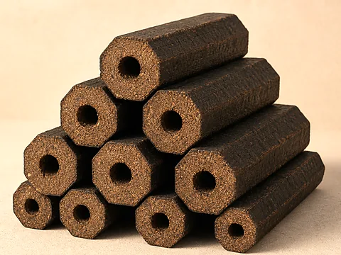 Топливные брикеты RUF — общий вид партии